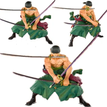 

One Piece Anime Roronoa Zoro 20th Anniversary Santoryu Action Figure One Piece Zoro Figurine Collectible Model Toys Doll