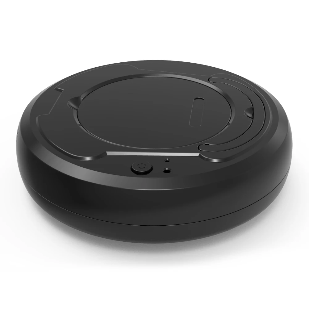 3 в 1 Бытовая зарядка с низким уровнем шума USB пылесос набор умный планируемый пыли стерилизовать деревянный пол умный робот подметания - Тип аромата: Black