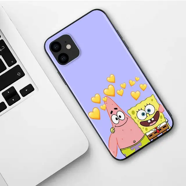 Best friend cute Shockproof Cover For Apple iPhone 12 11 SE XS XR X 7 8 6 5 S mini Plus Pro MAX 2020 Black Phone Case Style 05