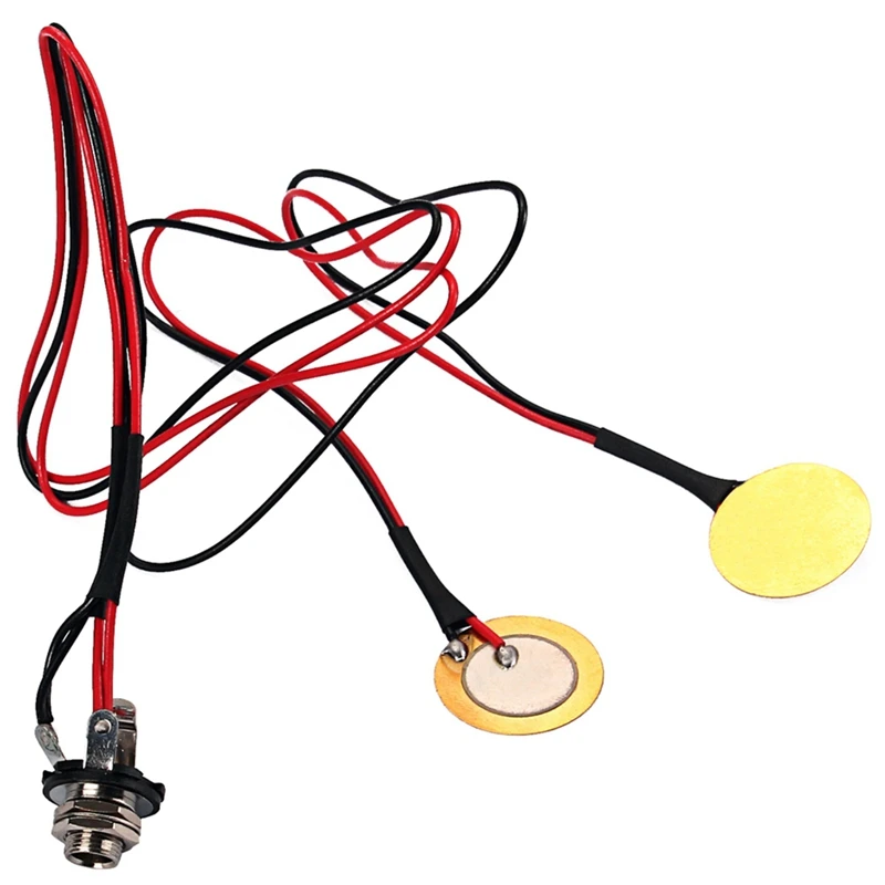 

Pre-Wired Pickups Guitar Ukulele Mandolin Instrument Pickup Piezo Transducer