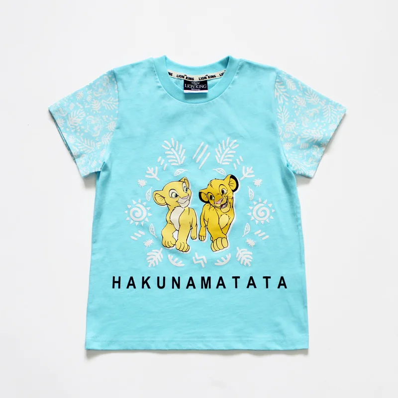 3 Disney Lion King/детская одежда новая футболка летние повседневные топы с короткими рукавами для мальчиков, Детская футболка - Цвет: 3