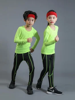 

Winter thermal underwear set quick-drying children antibacterial stretch children's thermal underwear long Johns fitness pants