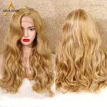 Парики из искусственных волос без клея, длинные волнистые волосы на кружеве, термостойкие синтетические парики для женщин, парик для косплея Peruca Pelucas