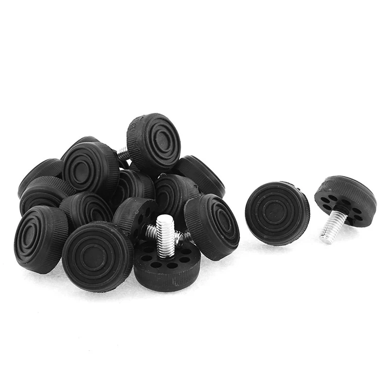 ABFU-18PCS Furniture Threaded Stem Leveling Foot Adjuster