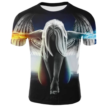 

2020 New Men's Printed Men's T-Shirt Bottoms Tops Tee Men Hip Hop Street Clothing Fitness T-Shirt
