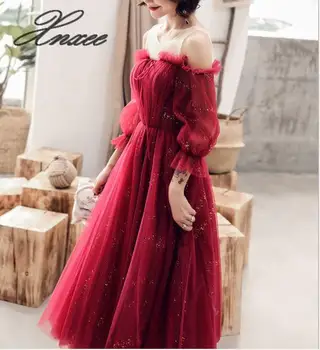 

Dress banquet dress ladies temperament was thin 2020 new