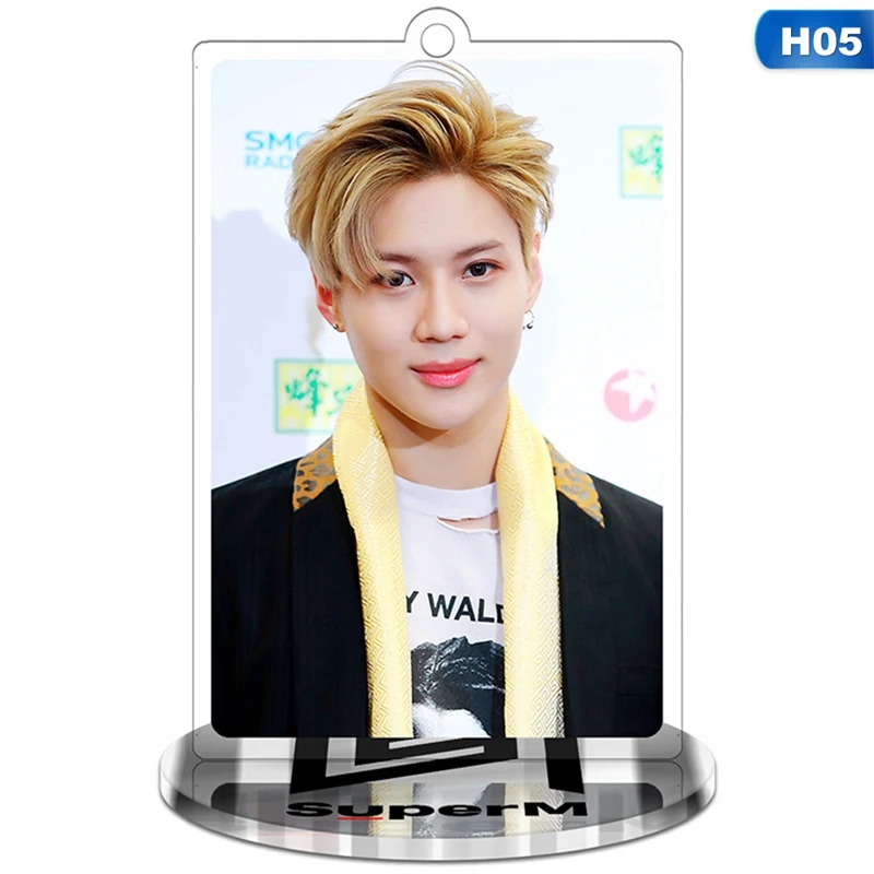 05 Kpop SuperM альбом акриловый брелок для ключей, модные подарки для фанатов - Color: 05