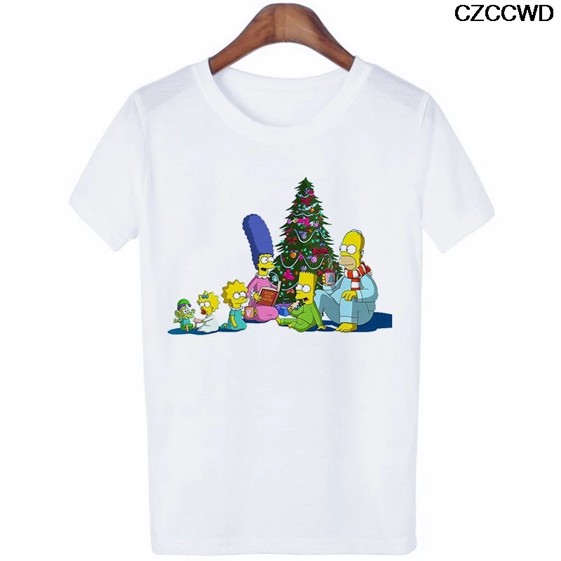 5900 Женская одежда ropa mujer Harajuku Модная белая футболка с надписью «Future Feminist Simpson» уличная футболка для отдыха - Цвет: 5900