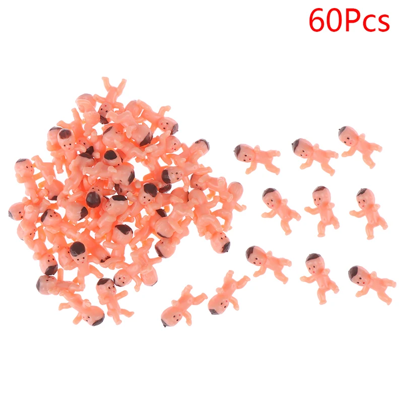 60pcs Мини пластиковый для маленьких детей новая 10/20/60 шт 1 дюйм - Цвет: 60pcs