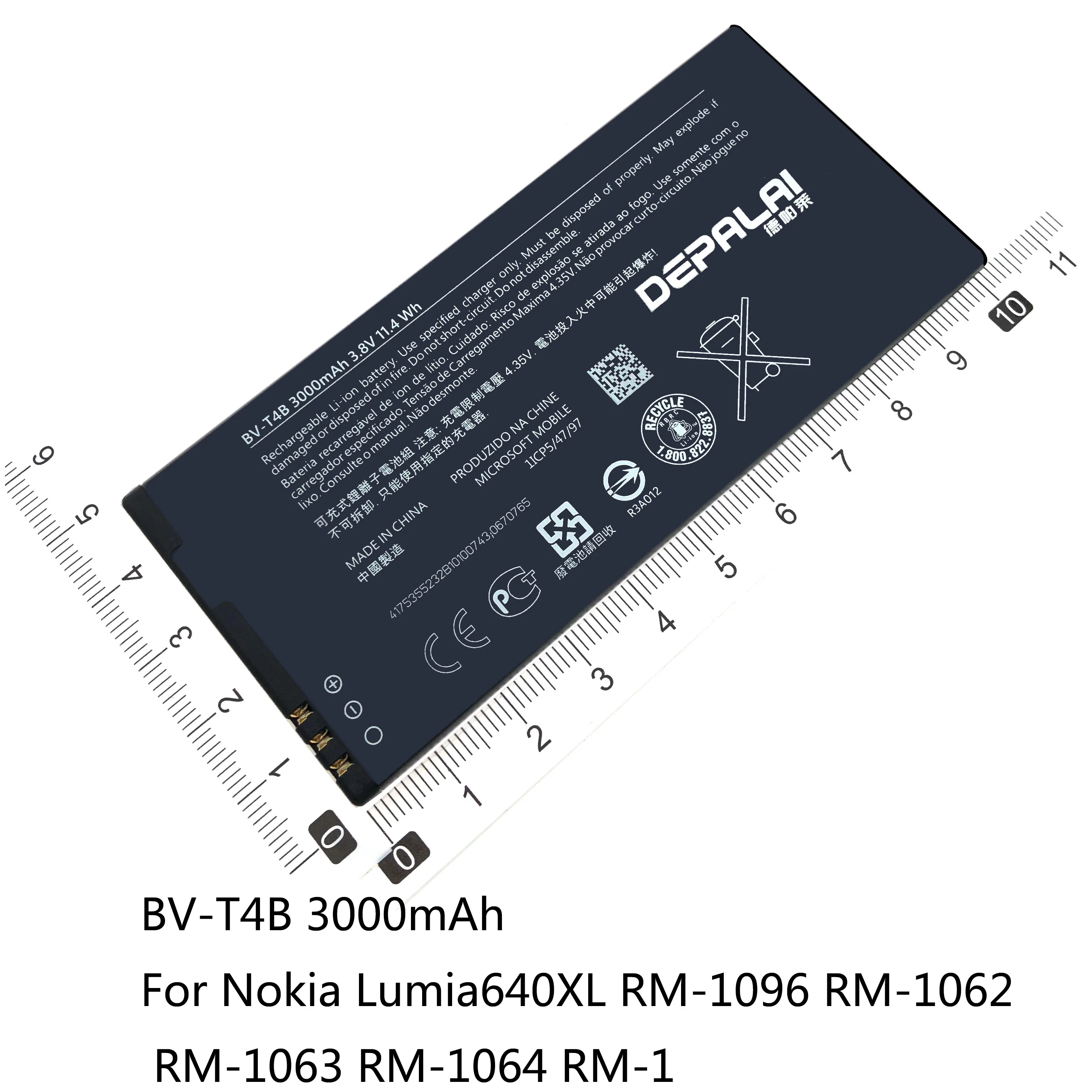 Аккумуляторная батарея для телефона Φ Microsoft Nokia Lumia 650 T4B 640XL T5E 950|Аккумуляторы