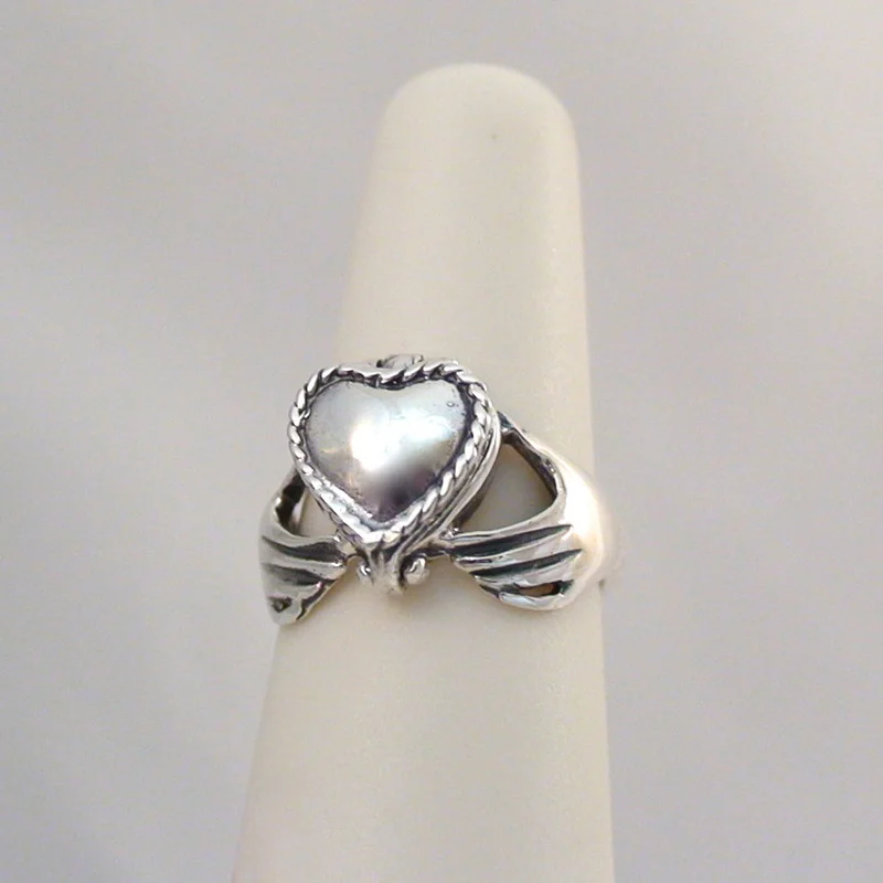 Finger Ring Heart Love Locket Coffin
