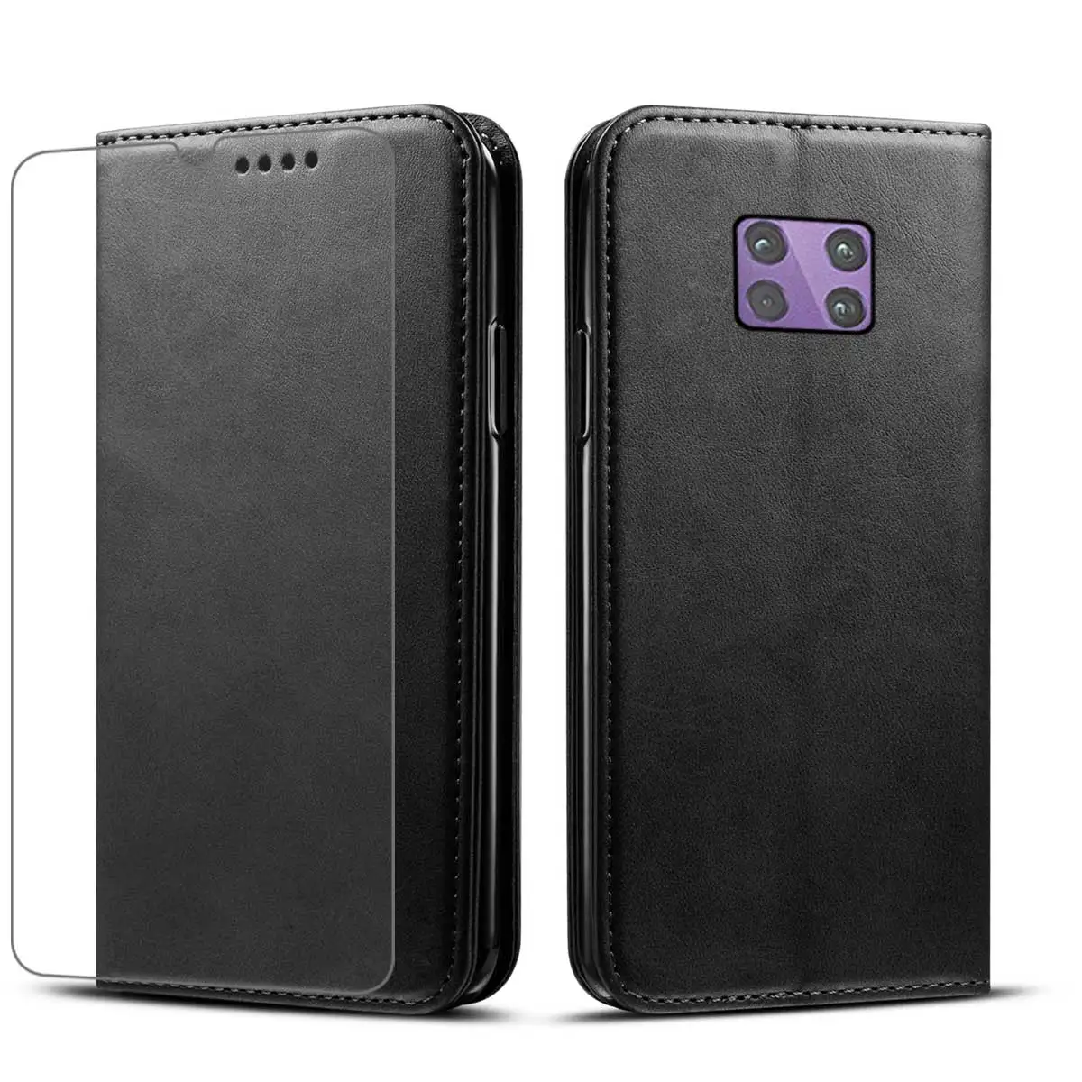 Для Motorola One Pro телячья кожа PU кожаный кошелек флип чехол подставка защитный с