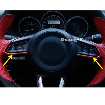 

For 2017-2020 Mazda 3/ Axela Atenza M3 M6 CX-5 CX-7 CX-3 Car Cover Stick Styling Steering Wheel Interior Kit Trim Frame Lamp