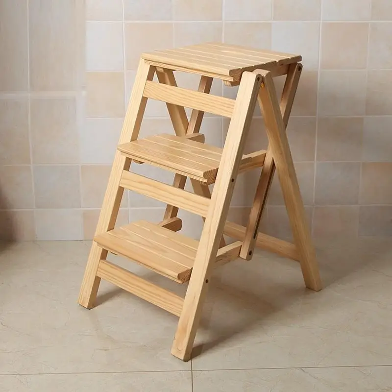 MODEL X Табурет Cocina Banco складной стул Escalera Plegable Ванная комната для пожилых людей дерево Escaleta Merdiven Escabeau стул лестница - Цвет: MODEL X