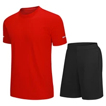 

Custom Manufacturer Men Soccer Club Team Uniforms Sets Quick Dry Soccer Short and Jersey Adult Football Suit