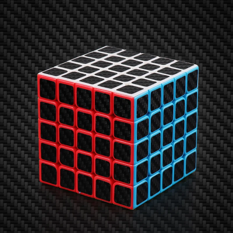 Professional 5x5x5 Speed Magic Cube Antistress Carbon Fiber Sticker Puzzle Neo Cubo Magico Toy For Children Adult Education Toys