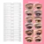 12Styles/set Набор Трафаретов для Бровей Многоразовый DIY Eye Brow Drawing Guide Styling Shaping Grooming Template Card Легкий Макияж