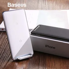 Baseus 10 Вт 3 катушки Беспроводное зарядное устройство для iPhone X/XS/XR Max 8 8 Plus 11 Pro для samsung Note 9 Qi беспроводной зарядный коврик