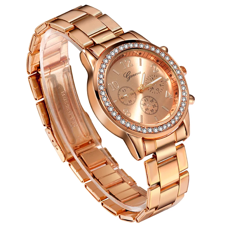 Reloj mujer silver watch for women fashion rhinestones women Quartz luxury wristwatch ladies watch women watch relogio feminino