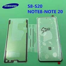 Écran tactile LCD de remplacement pour Samsung Galaxy S8 S9 S10 S20 NOTE 20 Ultra PLUS, verre externe avant=