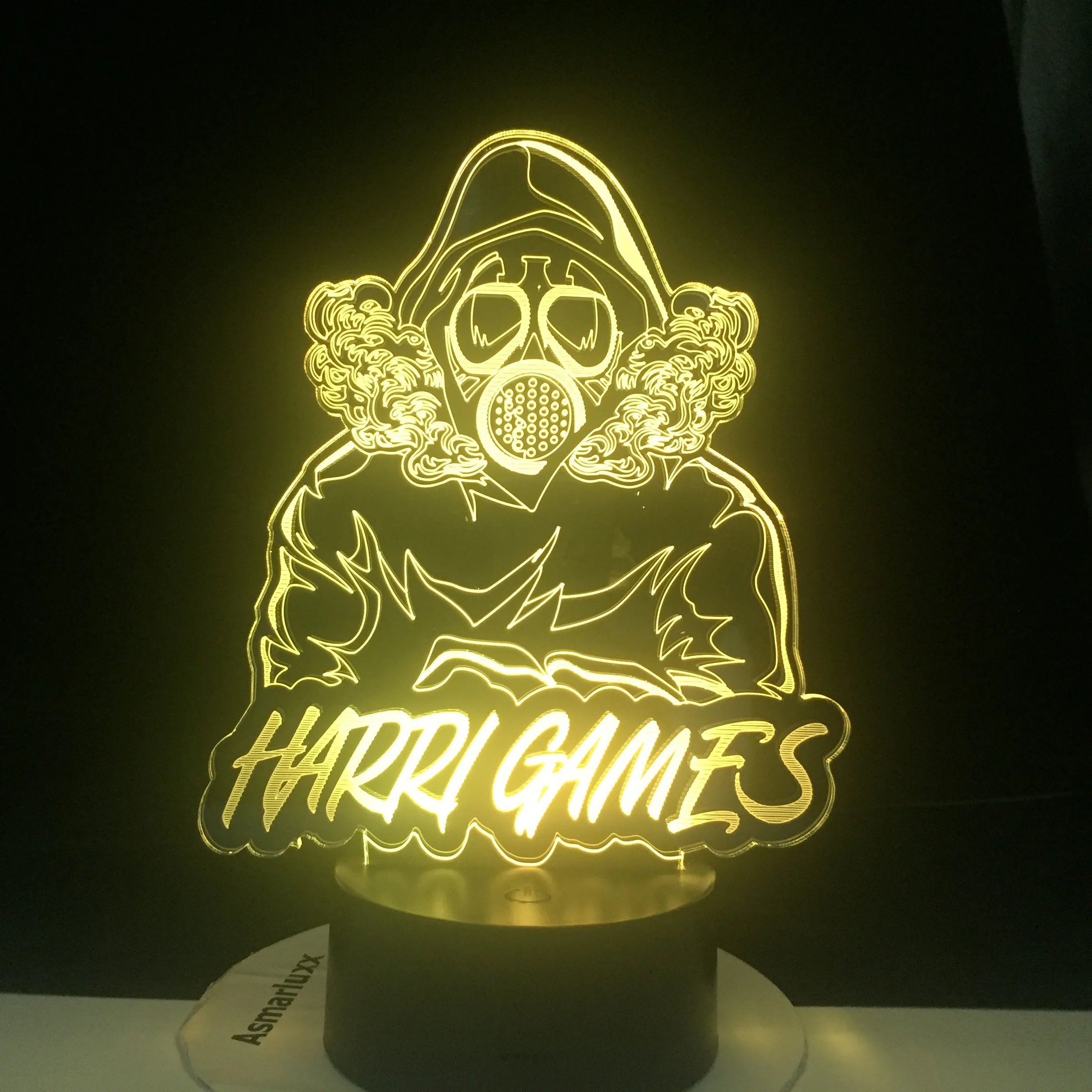 Harri Games фигурная маска 3D ночник светильник для детей девочек спальни Декор
