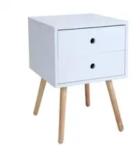 Маленький прикроватный столик современная деревянная мебель