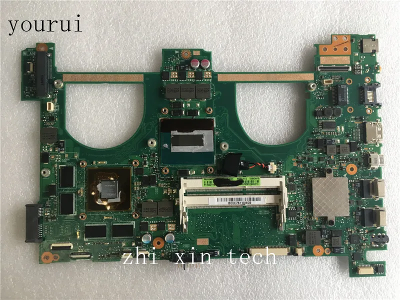 Yourui для ASUS оригинальная материнская плата для ноутбука N550JV материнская плата REV 2,0 процессор i7-4700HQ полностью протестирована