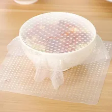 Силиконовый Универсальный горшок покрытие для крышки СВЧ-пак многоразовая хранение пищи свежая Вакуумная Крышка Чаша эластичная крышка для дома кухня