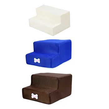 

2 Steps Mesh Pet Non-slip Bottom Stairs And Ladder Cover Combination For Small Dogs Puppy Cat Bed Cushion Mat Perros Cama Perro