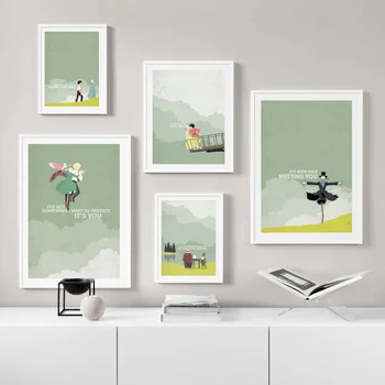 

Hayao Miyazaki series abstract movie Poster Canvas Print Home Decor No Frame