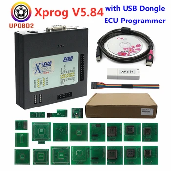 

ECU Programmer Xprog m 5.84 X-Prog M Box ECU Chip Tuning Programmer USB Dongle X prog m V5.84 ECU Programming Free Shipping