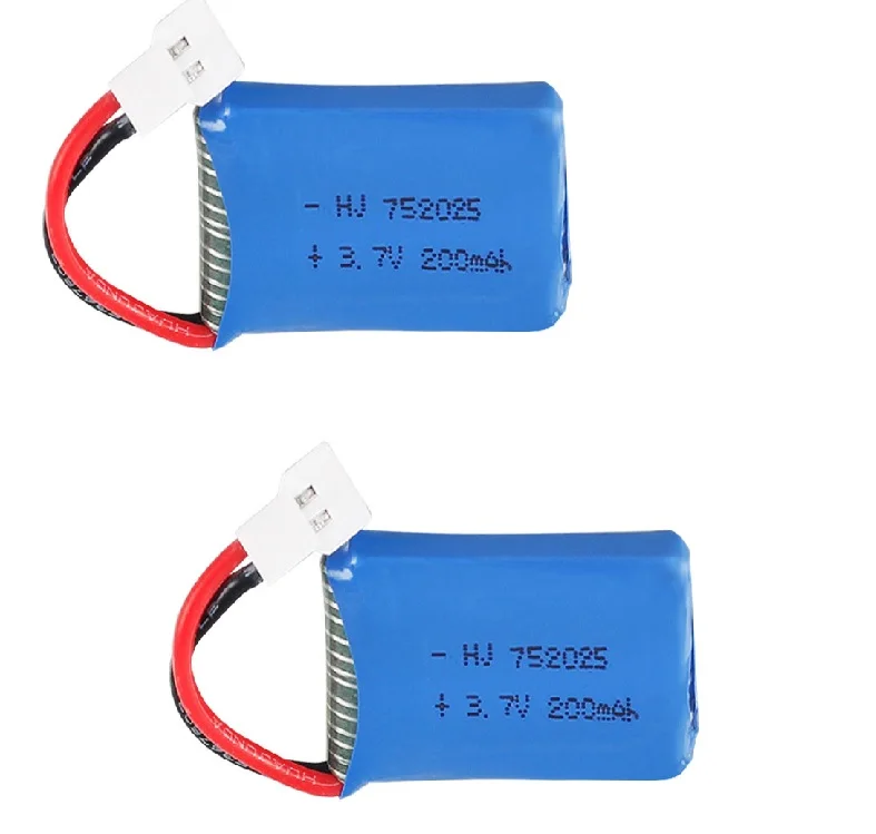 

Аккумулятор для самолета с дистанционным управлением YUKALA, 3,7 в, 200 мАч, X4, X11, X13, 2 шт./лот, бесплатная доставка