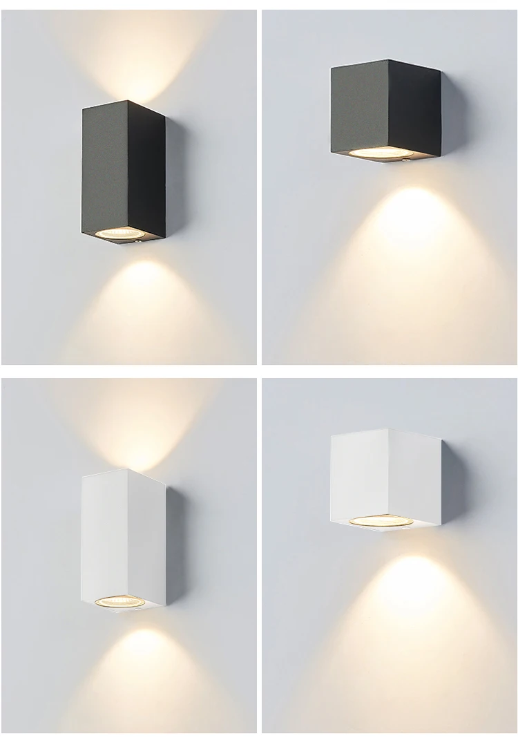 Iluminação para Áreas Externas à Prova Lâmpada para Varanda Led de Parede Externa D'água Jardim - 10w Luz 5w 3 Cheap Luminárias de parede externas