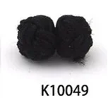 K10049 Цвет 31-49, новинка, шелковые узлы, запонки, ручная работа, эластичная двойная веревка, шаровая манжета, пуговицы для мужчин, рубашки, подарок на день рождения, вечерние - Окраска металла: K10049