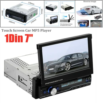 

7Inch 1Din Contact Sn Car MP5 Player Bluetooth USB Stereo FM AM o Radio GPS Navigation Player