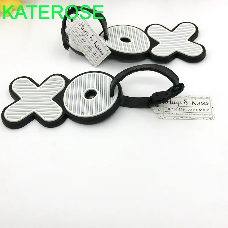 12 шт "объятия и поцелуи от Mr.& Mr." заполненные любовью резиновые XO багажные бирки свадебные и вечерние подарки