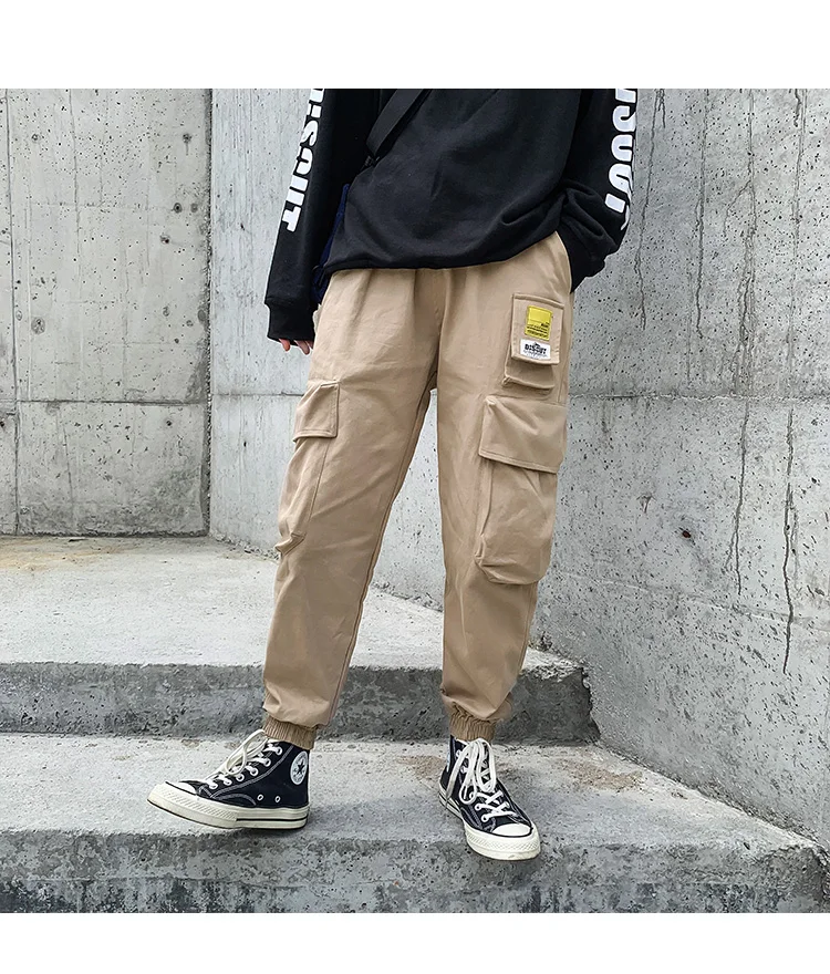 Privathinker Men's Autumn New Japan Style Harem Joggers Men Harajuku Sweatpant Hip Hop Trousers Male Fashion Oversize Pants