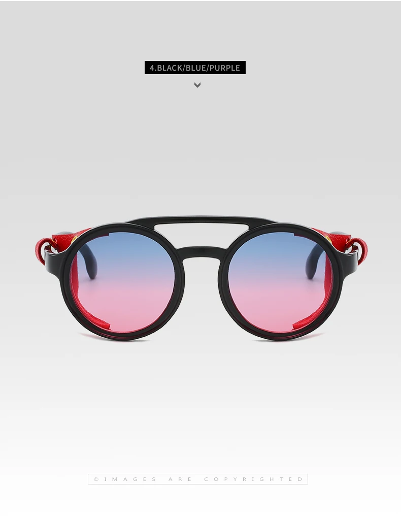 Дизайн стимпанк Солнцезащитные очки Модные женские мужские круглые панк Солнцезащитные очки винтажные UV400 Солнцезащитные очки Gafas de sol