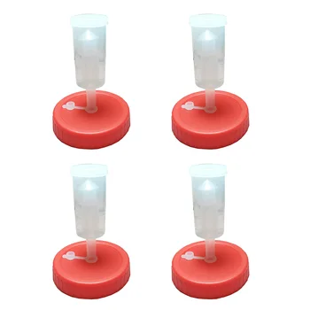 

4Pack Home Wide Mouth PP 86mm With Airlock Food Making Sauerkraut Kimchi Pickles Durable Kitchen Jar Fermentation Lid