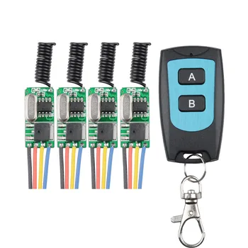 

433mhz 3.7v 5v 6v 9v 12v Wireless Remote Control Switch Micro Receiver Switch DC3.5V-12V Wide Voltage 1A Mos