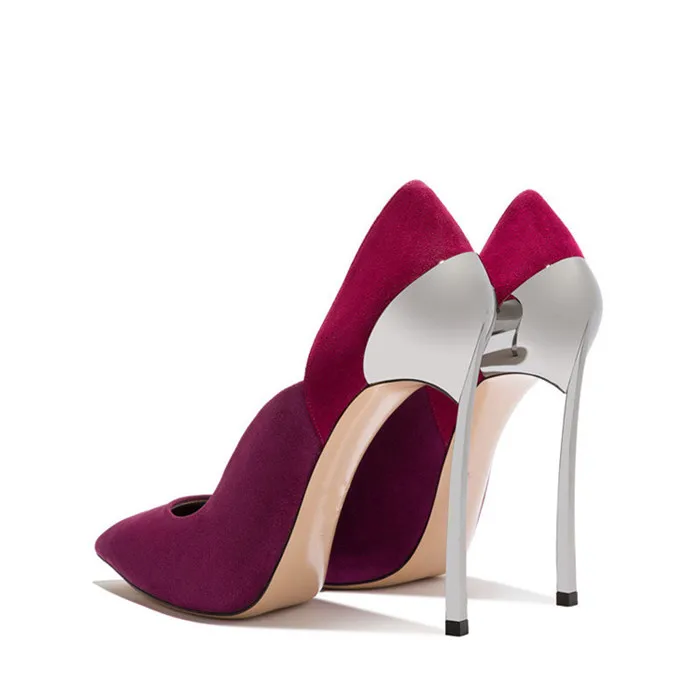 Супер высокая туфли-лодочки на каблуке Для женщин; на высоком каблуке-шпильке; острый носок черная замша в мозаичном стиле; модная обувь на высоком каблуке для подиума; Женская обувь; размеры 34–42