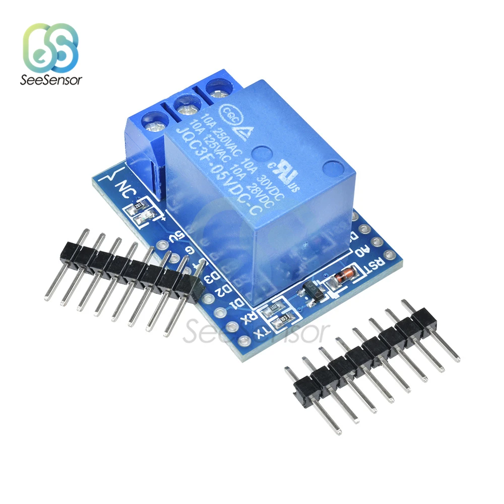 Один канал Wemos D1 Мини Релейный Щит 5 в 1 канал Wemos D1 Мини релейный модуль для ESP8266 макетной платы