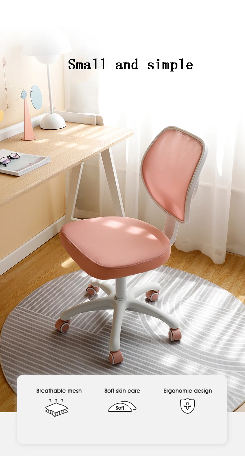 Description Picture 2 of itemOffice Furniture Rotary Lifting Seat Stool Household Backrest Offices Chairs Ergonomic Design Net Cloth Computer Gaming Chair