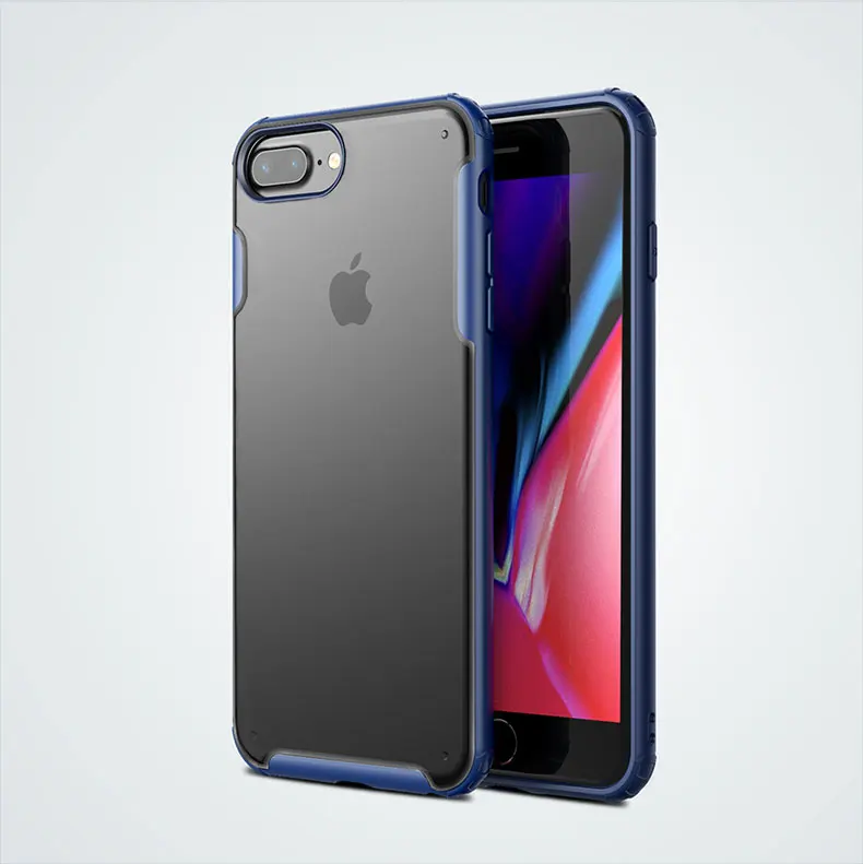 Полупрозрачный чехол для iPhone 6 plus, 7 plus, 8 plus, разноцветный светильник, мягкий силиконовый чехол для Apple iPhone 6 plus, 7 plus, 8 plus, чехол