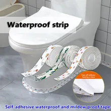 

Waterproof 3.2mx3.8cm Bathroom Bathtub Shower Joint Seal Kitchen Oil And Mildew Toilet Corner Self-Adhesive Tape