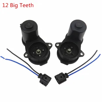 

12 Big/Small Teeth Rear Wheel Hand Brake Cylinder Servo Motor Twist Caliper+Cable Plug For A4 A5 Q5 8K0 998 281A 8K0998281A