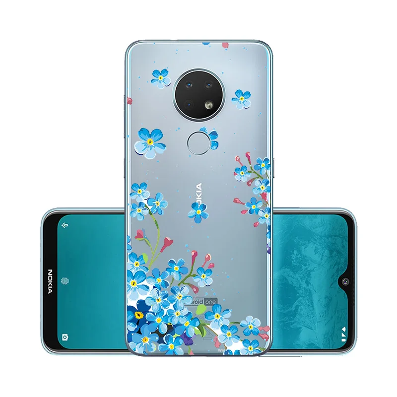 W005 Прозрачный чехол для nokia 7,2 6,2 Чехол Мягкий DIY окрашенный Прозрачный чехол для nokia 4,2 3,2 2,2 чехол бампер Coque nokia 7,2 nokia 6,2 - Цвет: W005