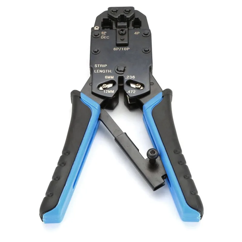 ethernet wire tester rj45 crimper RJ11 RJ45 Crimping Tool Ethernet Network LAN Cable Crimper Cutter Stripper Plier for 6P 8P RJ-11/RJ-12 RJ-45 cable tester tracer Networking Tools