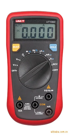 

Shenzhen Youlide Agent Supply UT136D Automatic Range with Numbers Multimeter UNI-T Universal Watch