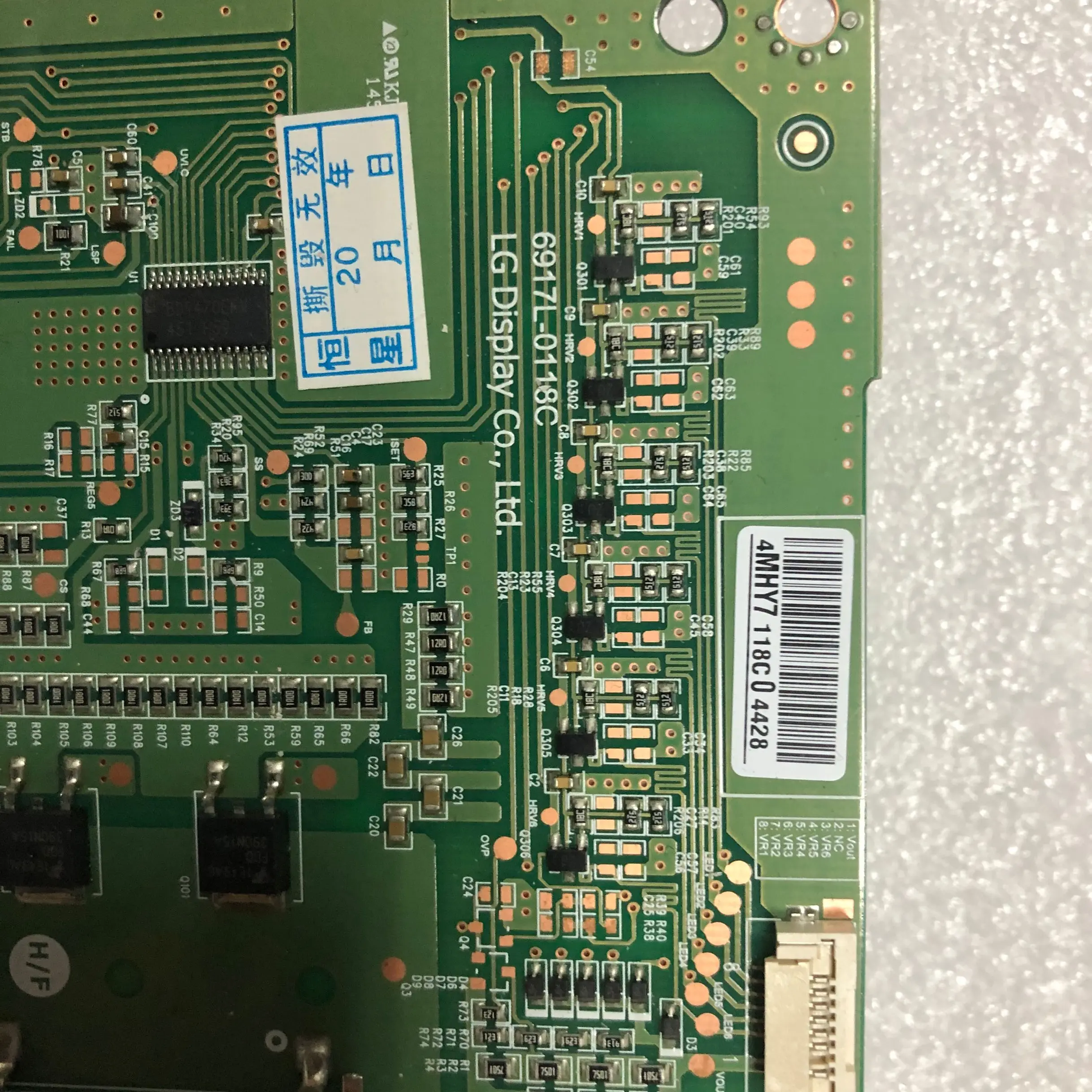 Оригинальная плата постоянного тока PPW-LE55TN-O (A) 6917L-0118C Высоковольтная с подсветкой